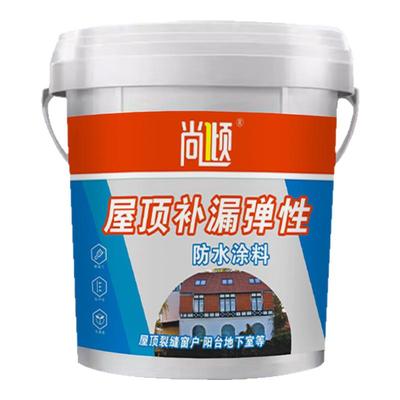楼房顶补漏裂缝渗水抗裂防水涂料