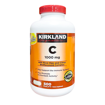 现货Kirkland维生素C片1000mg