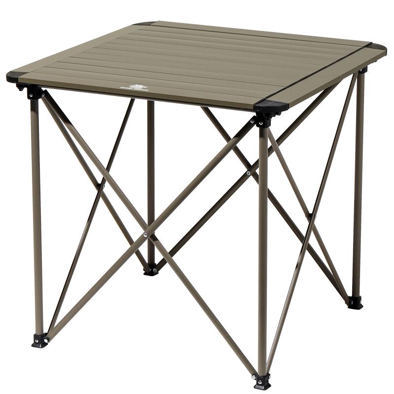 骆驼户外铝合金折叠桌野餐桌子露营桌装备蛋卷桌野外野营全套用品