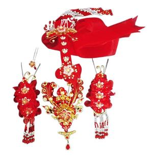 戏曲剧七仙女头饰越剧花旦发饰复古装宫廷黄梅戏汉服直播嫦娥配饰