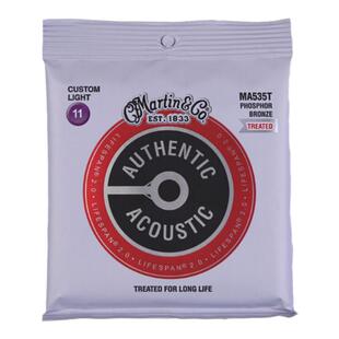 Martin 马丁民谣吉他弦MA535T 540 550磷铜吉他琴弦 一套6根
