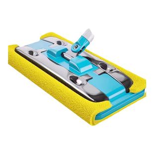 平板夹布适用洁仕宝鸿图紫竹洁固拖把替换布不掉毛吸水耐磨毛巾布