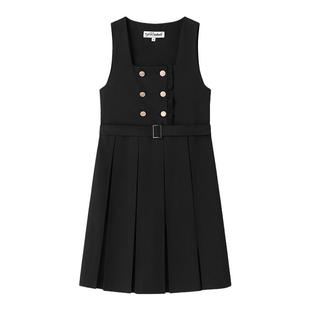 东京岁时记原创JK制服背带裙学院风无领西外套装收腰裙子温格女子