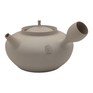 手工大容量茶壶600ml 吴镇文原矿砂铫 卡盖设计侧把急须