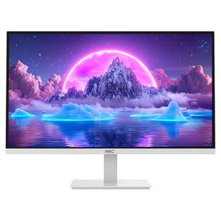HKC惠科24英寸100HZ高清显示器家用办公IPS电脑屏幕27白色V2417W
