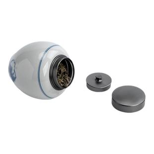 南山先生 听海圆玉茶叶罐陶瓷家用存储密封罐子防潮茶仓茶道配件