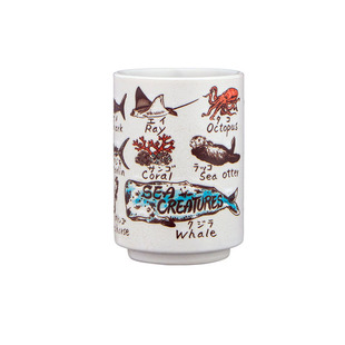 日本进口家用杯子创意怀旧日式马克杯陶瓷卡通咖啡杯茶杯情侣杯