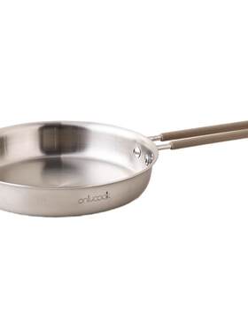 onlycook304不锈钢少油烟煎锅
