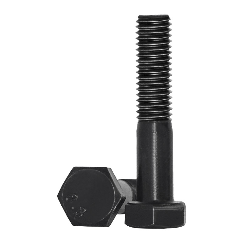 8.8级外六角半牙螺丝发黑高强度加长螺栓M6M8M10M12M14M16M20M24M