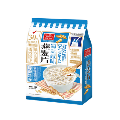 海盐咸味燕麦片营养早餐480g
