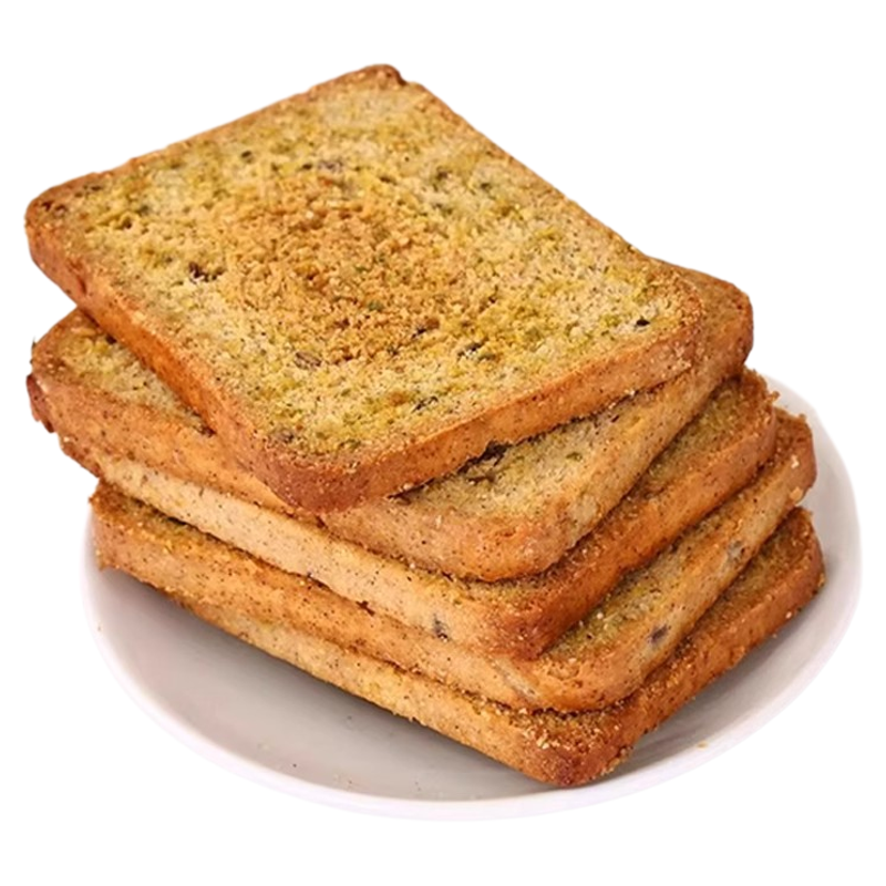 粗粮烤馍片三色藜麦双色亚麻籽烧烤/椒盐味富含膳食纤维0蔗糖零食