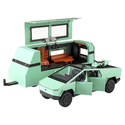 特斯拉房车仿真合金汽车模型