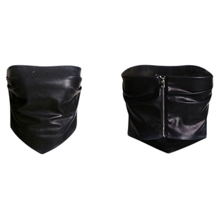 Forevercan女装2024新款m!u24S秀场款三角巾抹胸百搭上衣+半裙女