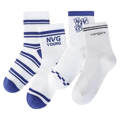 Navigare意大利小帆船儿童袜