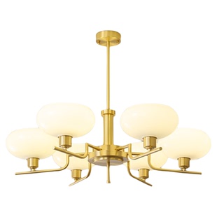 中古包豪斯吊灯法式卧室书房客厅灯设计师北欧复古奶油风餐厅灯具