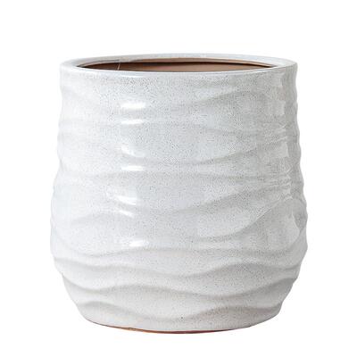 欧式简约陶瓷花盆特大口径家用