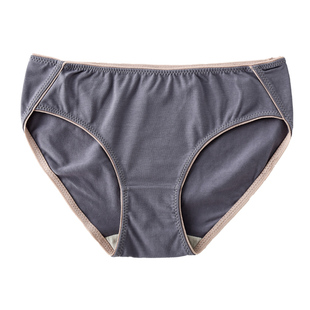 4条装秋冬日系内裤女纯棉中腰全棉裆运动无痕甜美少女士学生内裤