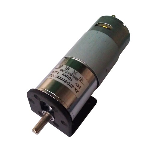 37GB555微型直流减速电机 低速正反转马达 12V24V慢速可调速电机