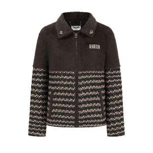 SHRO ENRO 董璇同款Dérive系列 小香拼接外套 301469