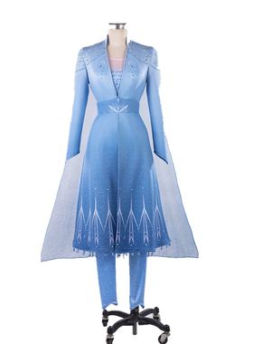 现货冰雪奇缘2圣诞节艾莎公主裙