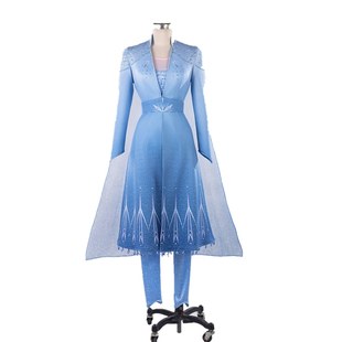 现货冰雪奇缘2圣诞节艾莎公主裙衣服连衣裙爱莎Frozen2女装 cos