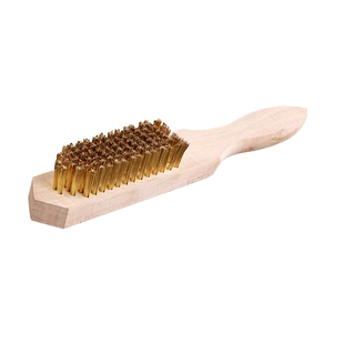 工业加密木柄钢丝不锈钢丝刷铜丝除锈清洁打磨抛光刮鱼鳞烧烤架刷