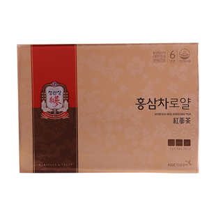 韩国正官庄6年根高丽参红参茶养生茶参茶礼盒3g*60包人参茶保税发