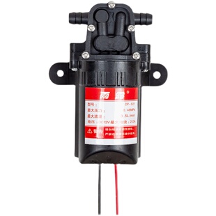 雨露12v强劲电动喷雾器水泵纯铜电机打药泵智能双核自吸泵隔膜泵