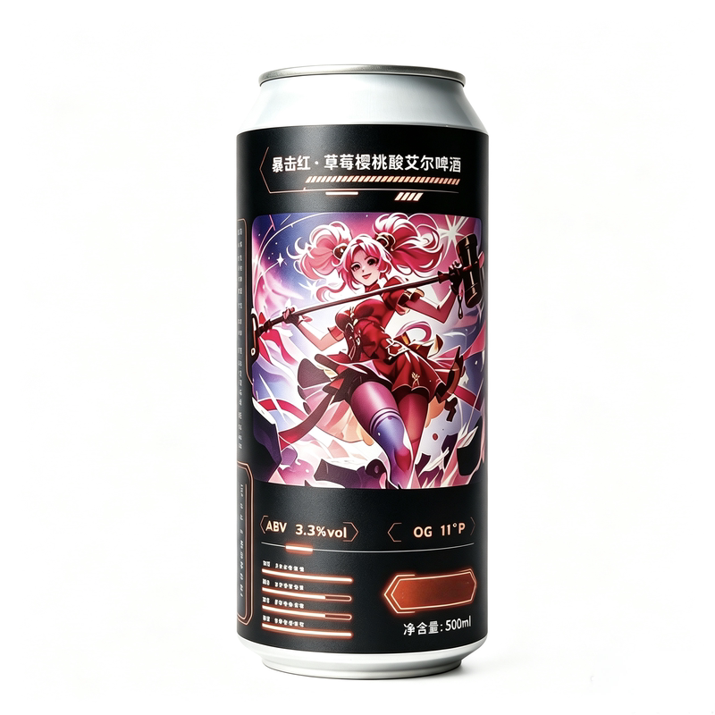 啤术院暴击红草莓樱桃酸艾尔精酿