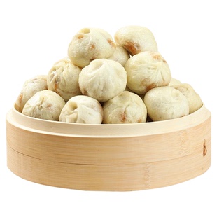 正宗嵊州手工老面鲜肉香菇青菜小笼包儿童营养早餐半成品加热即食