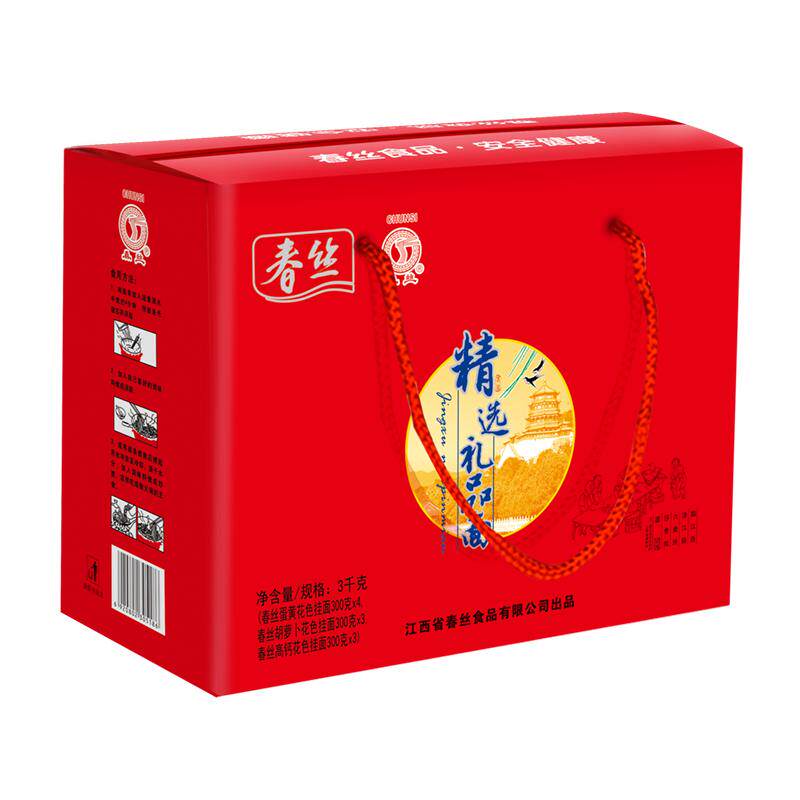 春丝江西特产挂面面条礼盒