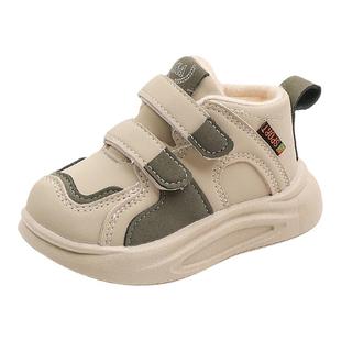 儿童棉鞋男童大棉冬季新款1-3-5岁宝宝软底女童加绒加厚小童鞋子2