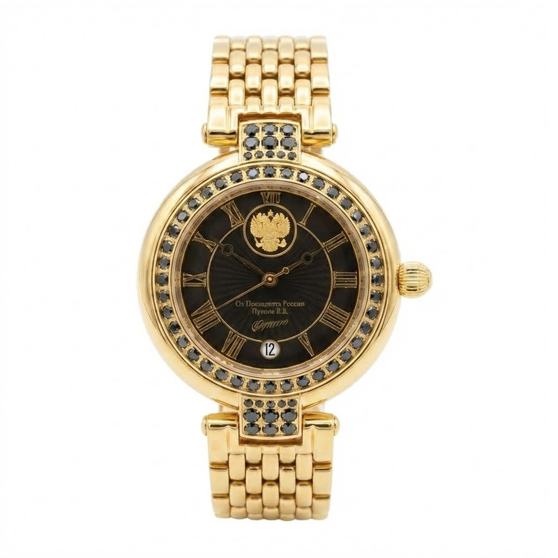 俄罗斯总统男表奢华商务钢带机械