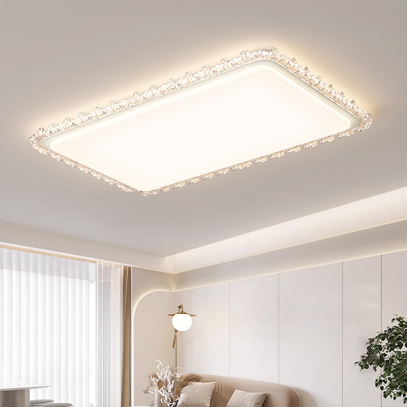 卧室灯2025新款法式轻奢大气浪漫全光谱主卧房间护眼客厅吸顶灯具