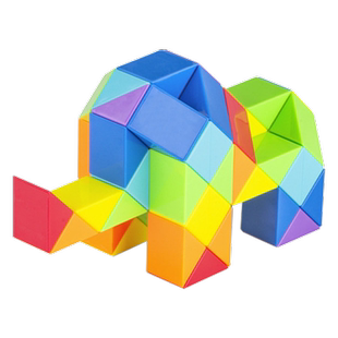 百变魔尺24段36节72幼儿园96儿童144磨240段魔方条益智玩具48魔棍