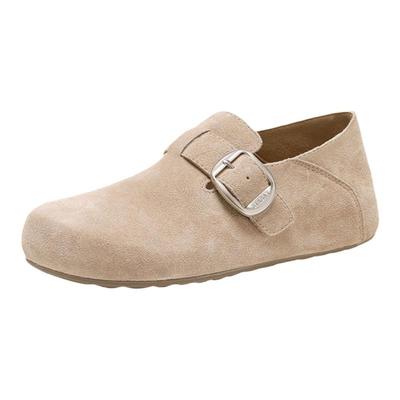 星期六真皮勃肯鞋女全包软底单鞋