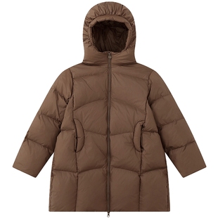 笛莎童装女童羽绒服2025秋冬装新款中大童儿童洋气中长款过膝外套