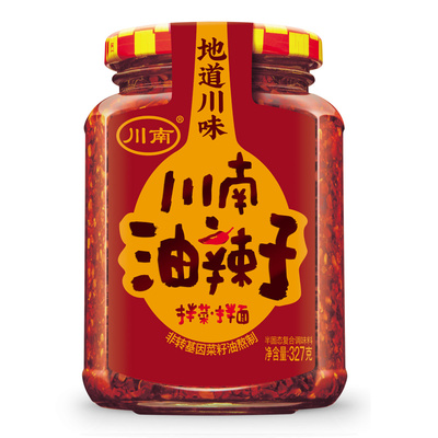 川南油辣子327g下饭酱辣椒酱红油辣椒调料调味料调味品拌菜面香辣