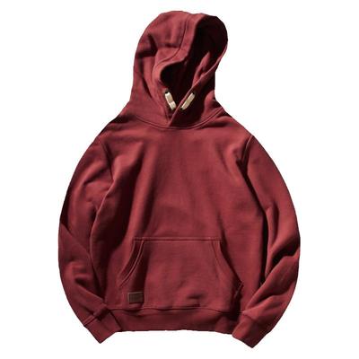 重磅厚实毛圈加绒连帽卫衣