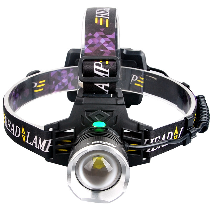大容量钓鱼专用led电筒头灯