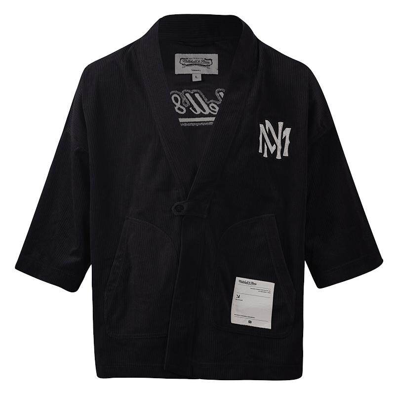 Mitchell&ness中性灯芯绒外套无帽外套MNQTAWTOKJ017-BLK