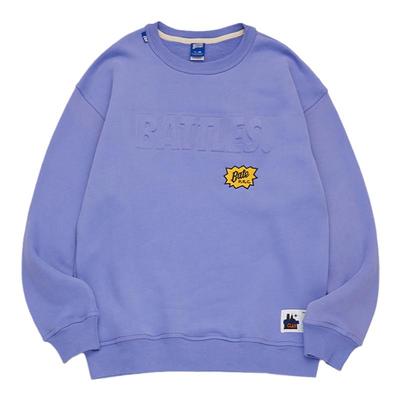 Battles压印logo抓绒卫衣