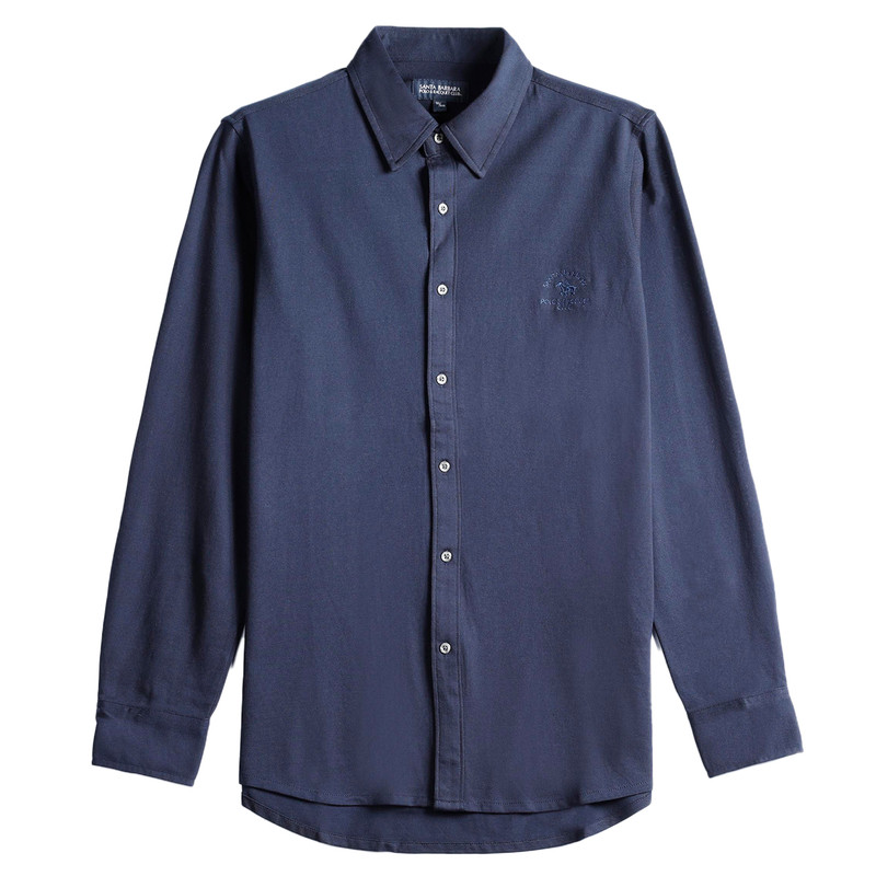 圣大保罗秋冬厚款纯棉衬衣男装
