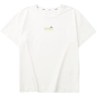 斯凯奇索罗娜短袖衫男女同款T恤轻薄透气宽松速干户外上衣