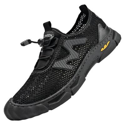 木林森男鞋夏季镂空透气