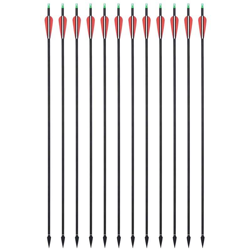 弓箭箭支可换头成年人反曲弓射箭野外美猎混碳箭复合弓射击箭头