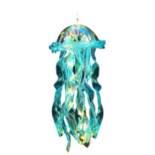 新年灯笼手工diy水母灯材料包摆摊儿童制作手提发光花灯2026新款