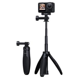 TELESIN泰迅运动相机迷你自拍杆适配大疆action5pro手持杆三脚架