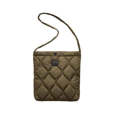 TAION军事线斜挎羽绒托特包