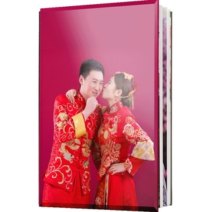 水晶相册定制照片书婚纱纪念册影楼婚纱相册写真相册来图定做入册